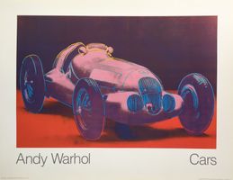 Andy Warhol  " Mercedes-Benz Rennwagen W 125"  Kunstdruck
