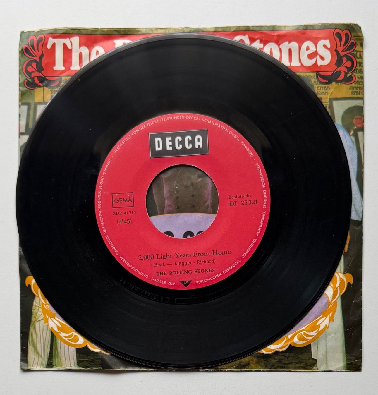 Dischi in vinile: Rolling Stones / 2000 Light Years From Home (45er Single) – Usato da Näfels venduto da rottabi 1