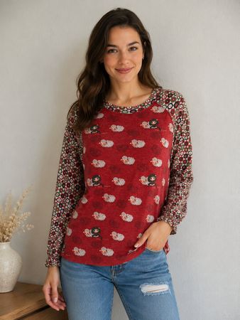 Neu Fancy Pullover Marke Rocia Kouzumi Gr. M