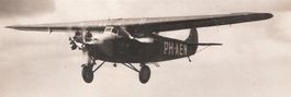 3 motorige Fokker F-VII b K.L.M. Flugzeug/Rarität