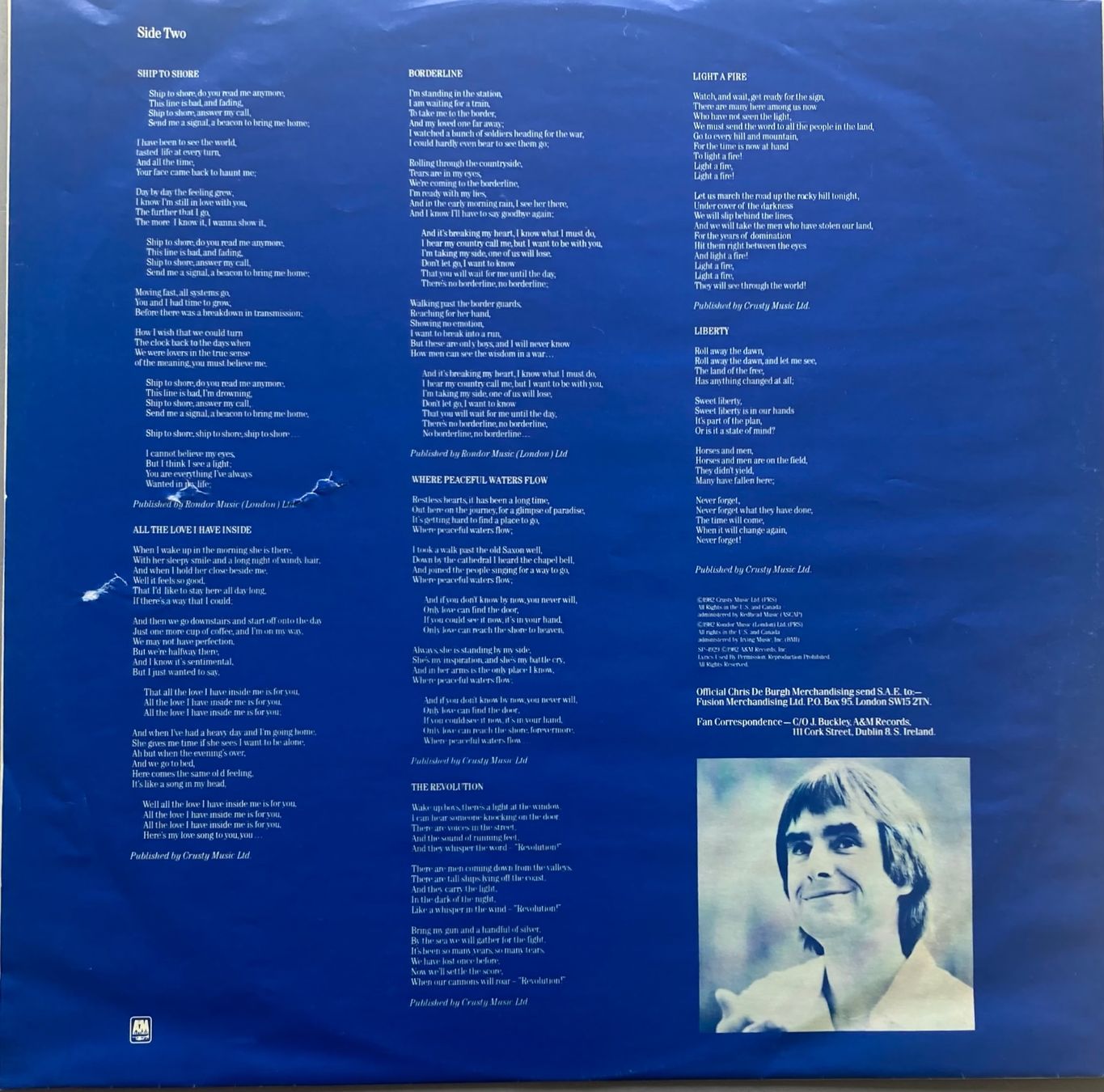 Schallplatten: CHRIS DE BURGH - GETAWAY – Gebraucht aus Poliez-Pittet von Newtown-Records 2