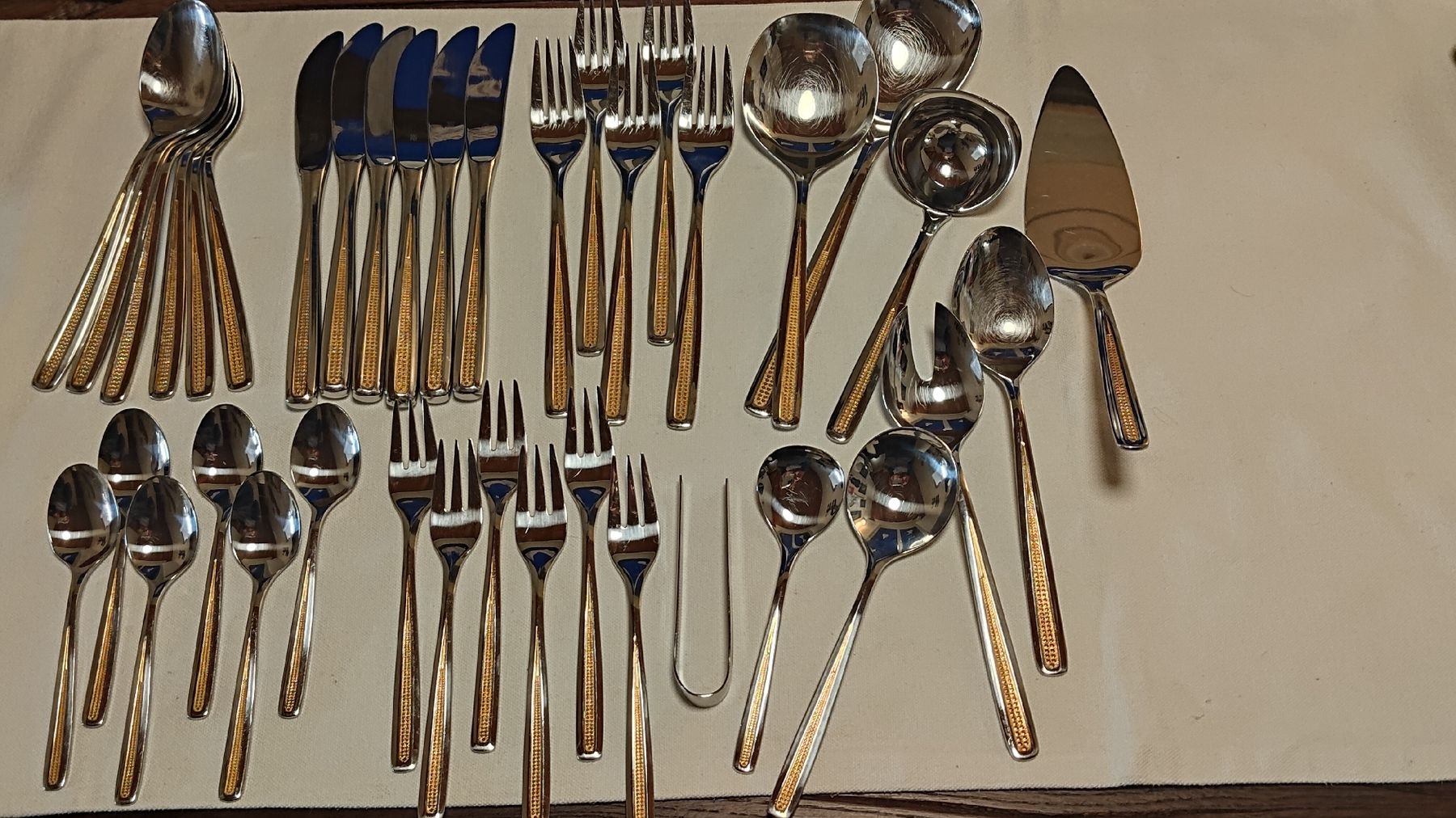 WMF Set di posate: WMF AROSA VERGOLDET – Usato da Illnau venduto da Sefan