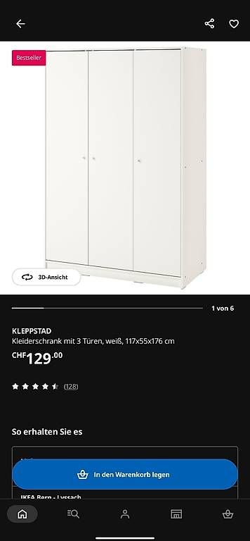 Schränke: Kleiderschrank Ikea – Gebraucht aus Günsberg von faric1999 4