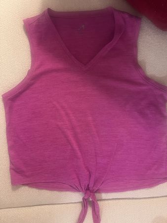 Pink sport top S