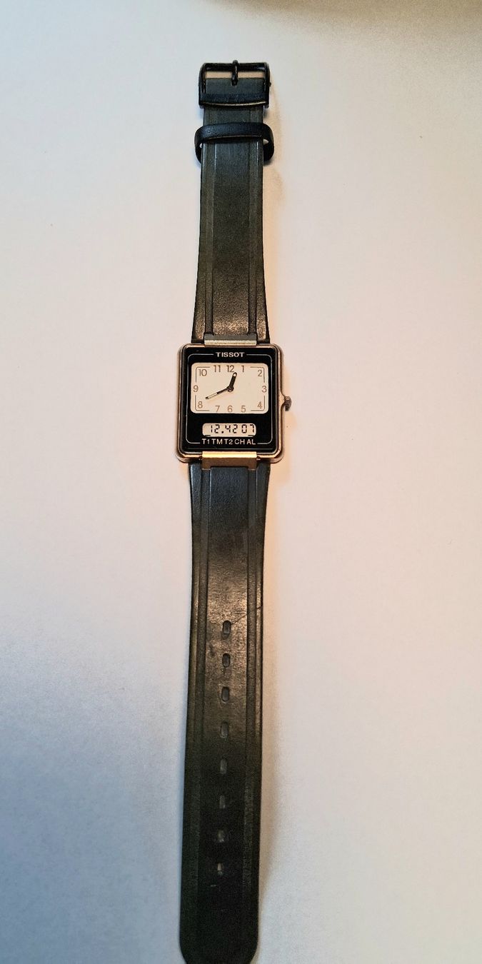 Tissot Orologi: Tissot TwoTimer 1980 Uhr – Usato da Basel venduto da yaen138 3