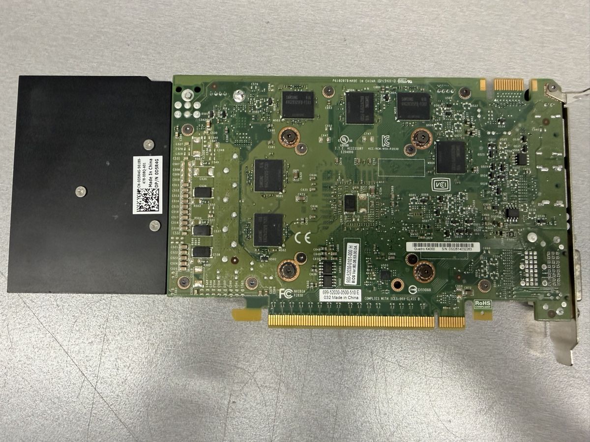 Nvidia Schede grafiche: Nvidia Quadro K4000 3GB – Usato da Müntschemier venduto da marcner 3