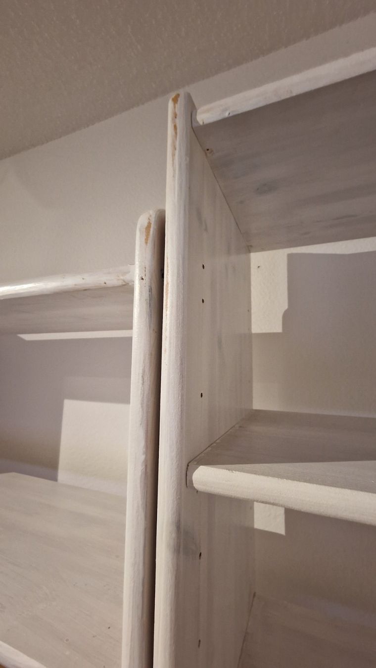 Scaffali: Vollholz Regal, weiss lasiert – Usato da Zürich venduto da Nixi_12 2