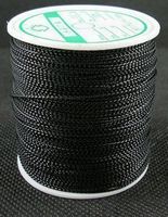 Metallkordel Schwarz 0.8mm / 10m