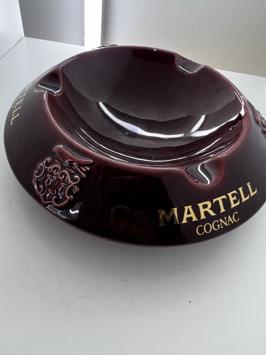 Portacenere: Grosser Martell Cognac Aschenbecher – Usato da Wettingen venduto da NickInc 3