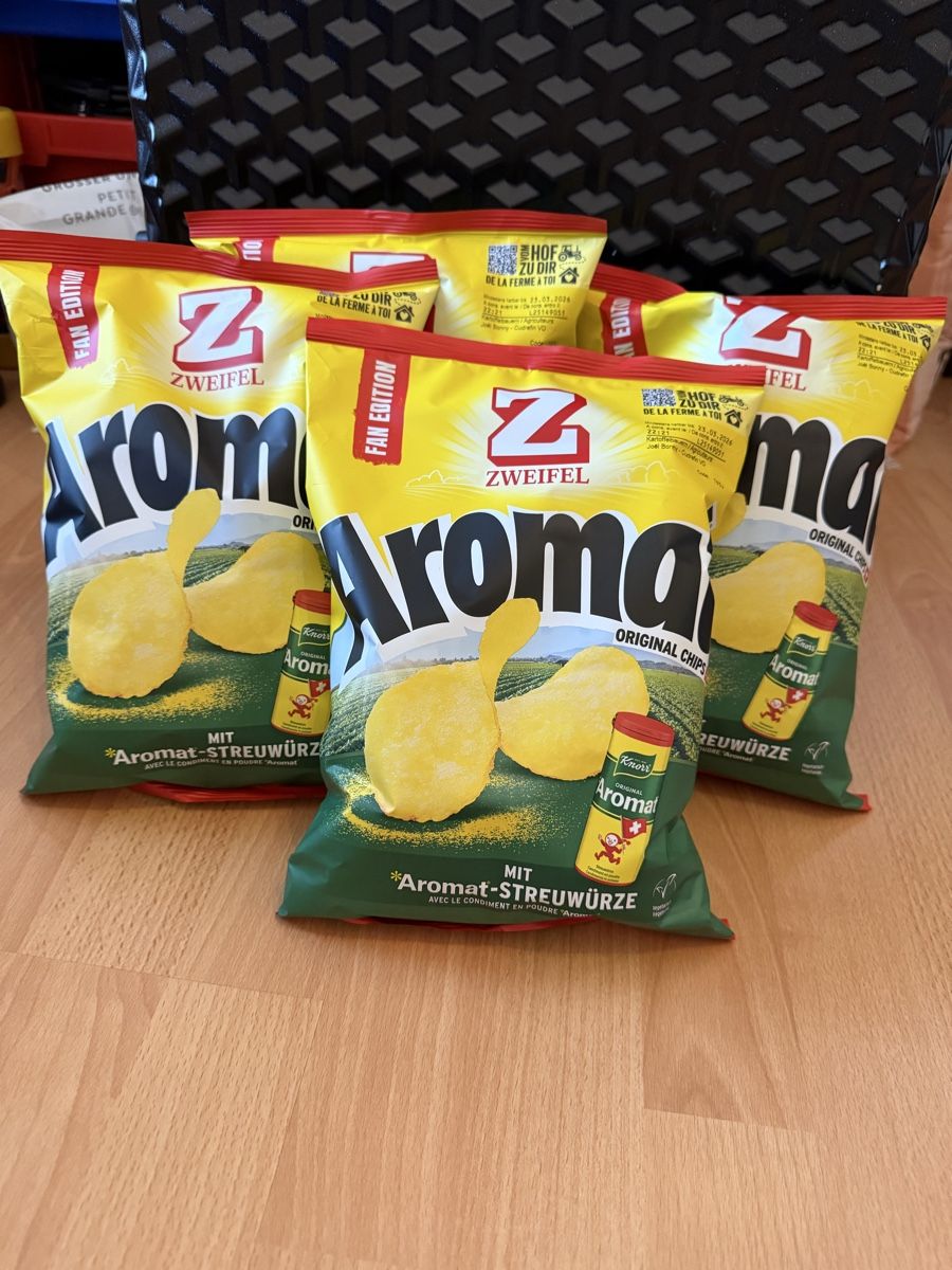 4 Packungen Aromat fan edition Zweifel Chips (Neu und originalverpackt ...