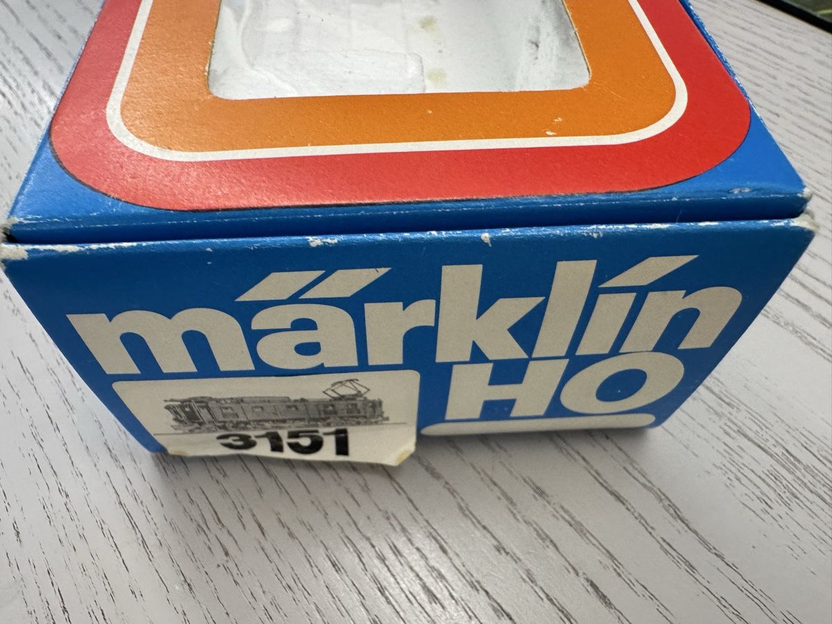 Märklin Modellini di ferrovie: Märklin 3151 SBB Ae 3/6 LEERE OVP – Usato da Lupsingen venduto da New-Haven 1