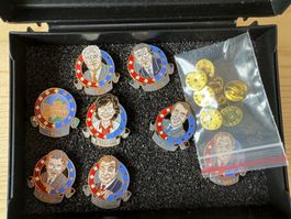 Kollektion Bundesräte 3.3.93 Vergoldet limitiert pin pins