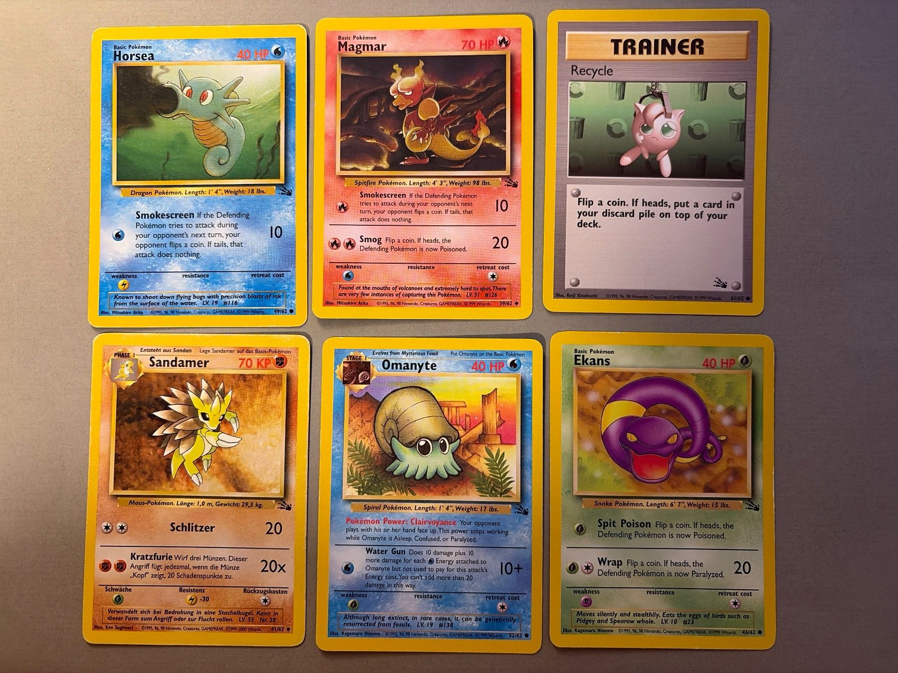 Pokémon Carte collezionabili: Fossil Set 28 von 62 Karten – Usato da Kehrsatz venduto da Riyouu 3