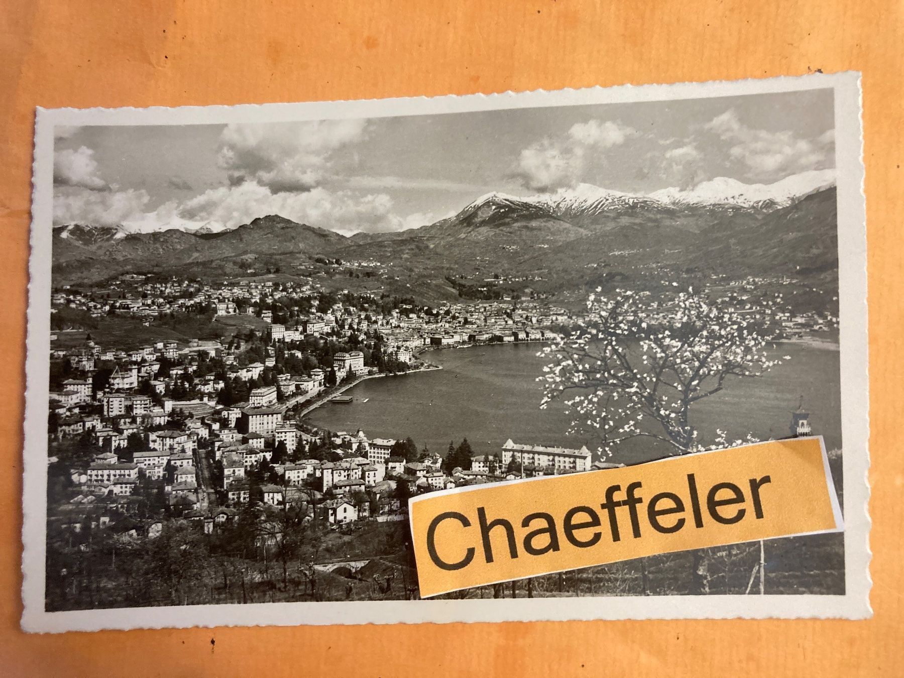 Cartoline postali: Lugano - Paradiso. Panorama – Usato da Zürich venduto da Chaeffeler