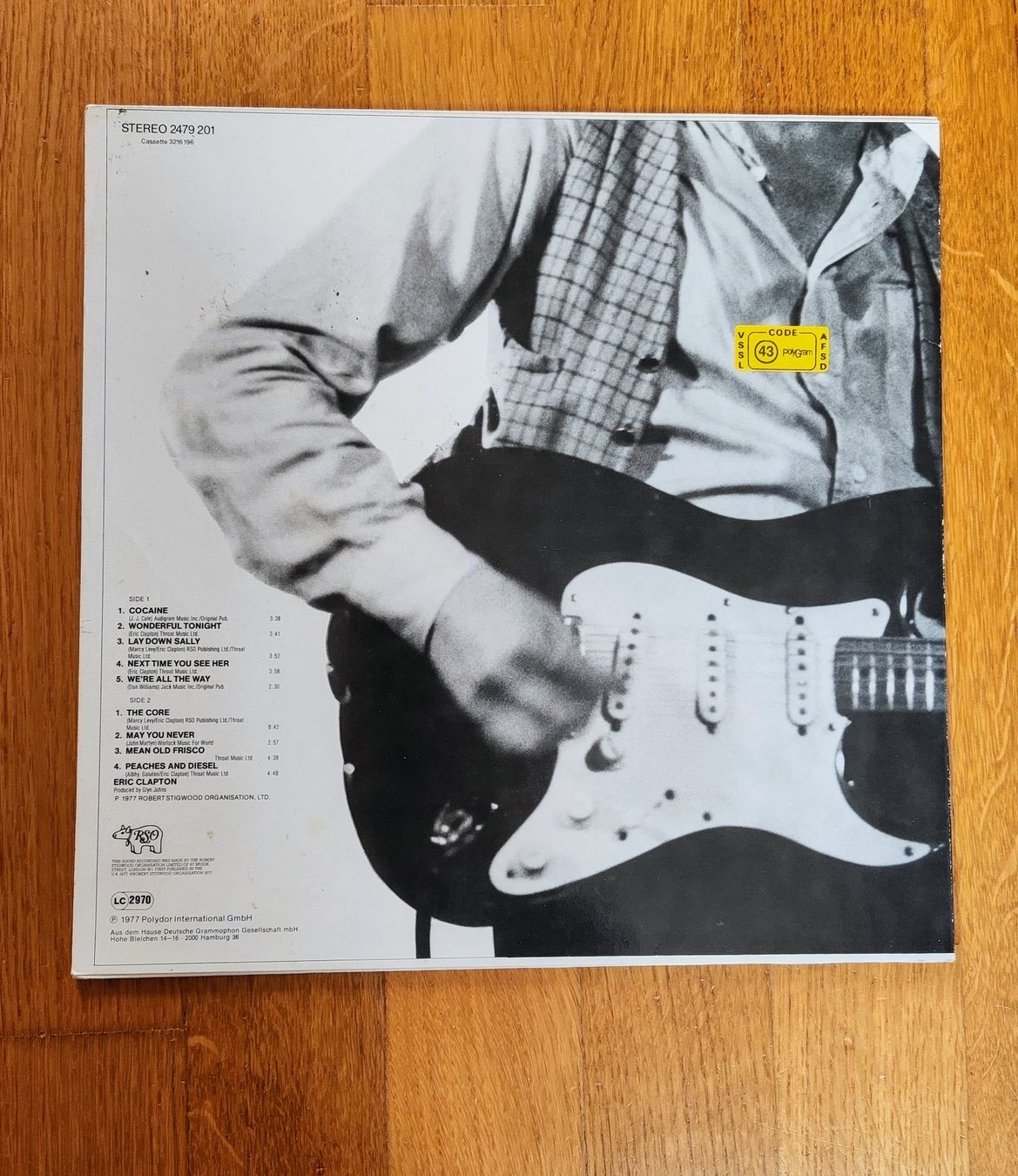 Vinyles: Eric Clapton – Slowhand - RSO – 2479 201 - LP - VG VG – D'occasion à Carouge GE par for_8yym 1