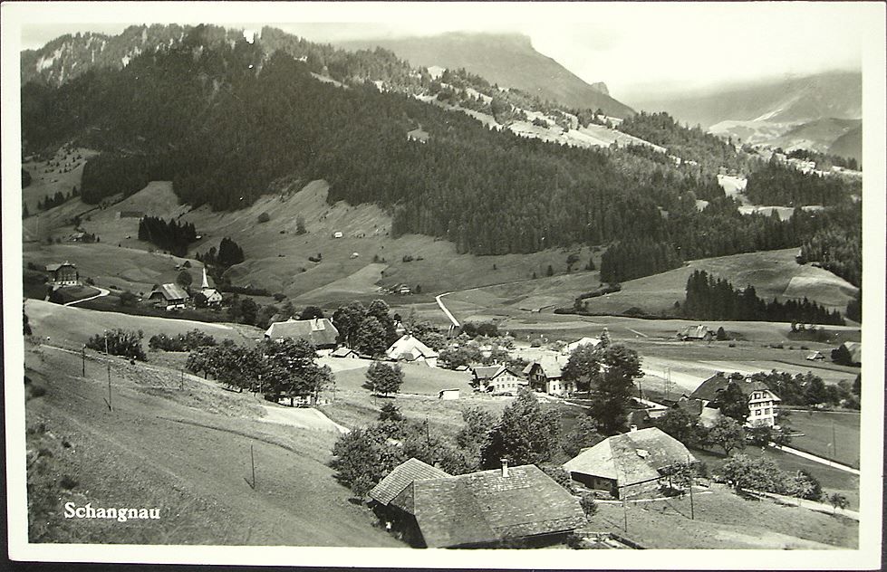 Cartoline postali: SCHANGNAU Photo J. Schaia, Bern – Usato da Jona venduto da philajona