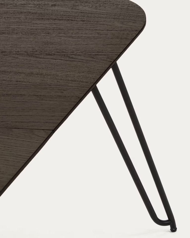 Tavoli: Esstisch mit Metallbeinen, Eiche dunkel ausziehbar – Nuovo e nell'imballaggio originale da Muttenz venduto da Jaide 2