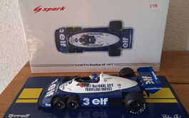 Tyrrell Ford P34 Ronnie Peterson F1 1977 Spark 1:18