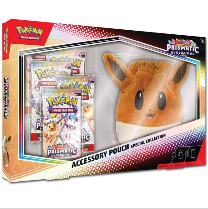 Pokémon Carte collezionabili: Prismatic Evolutions Accessory Pouch Special Collection - EN – Nuovo e nell'imballaggio originale da Untervaz venduto da TCG-Hero