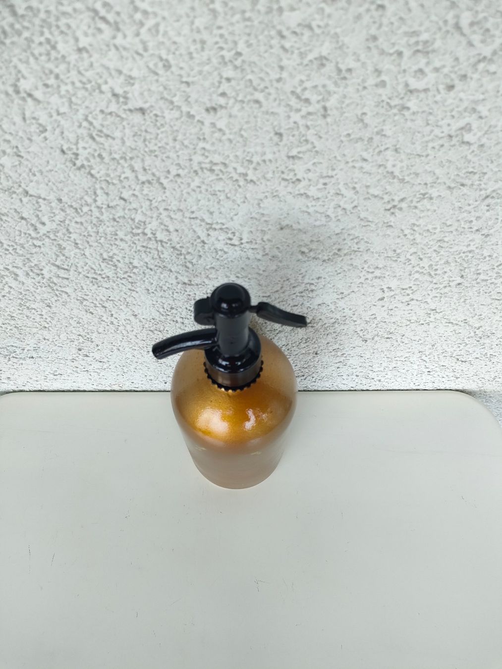 Flaschen: Wunderschöne Siphonflasche goldfarbig – Gebraucht aus Dietikon von Tucumano1981 5