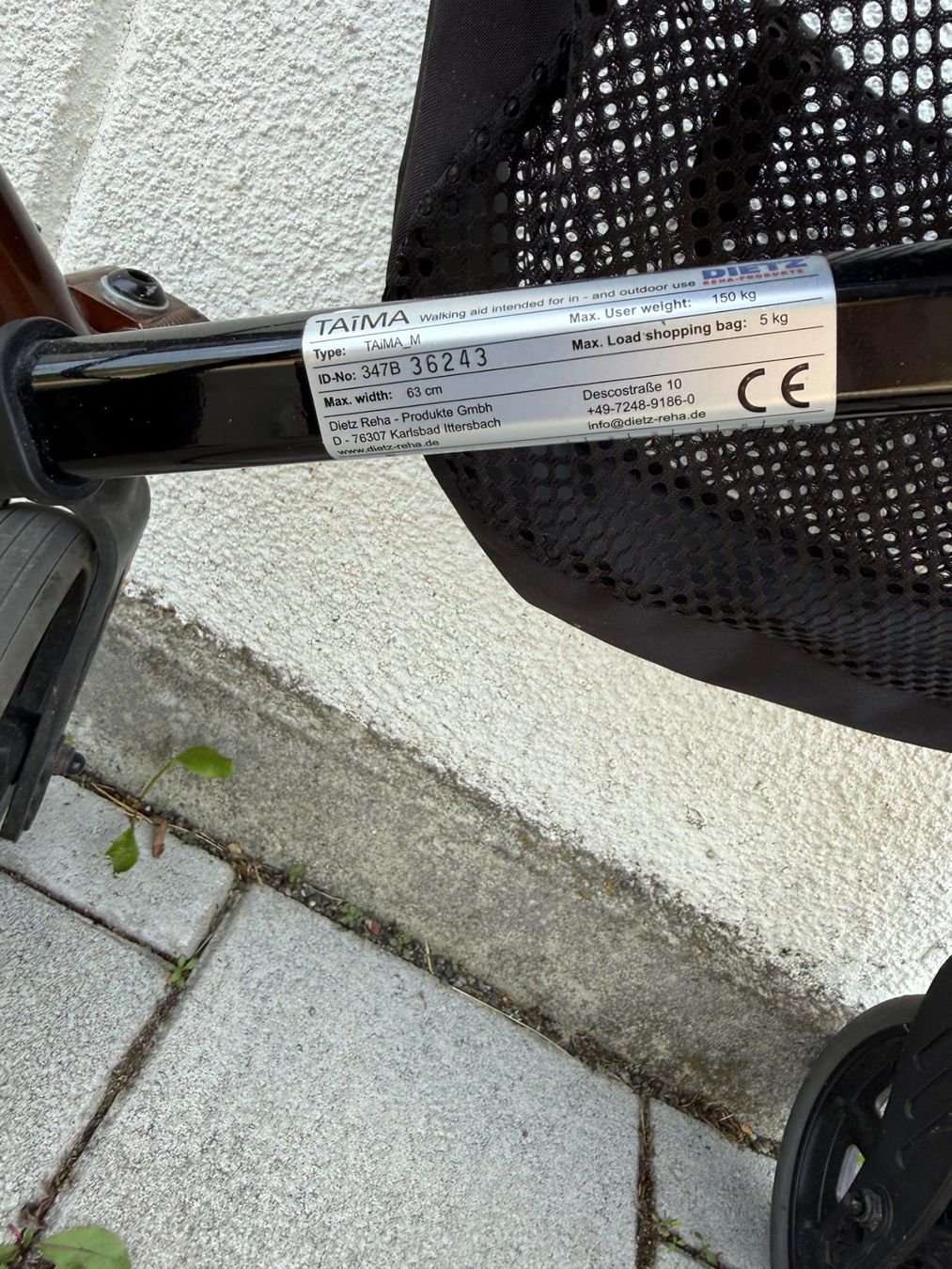 Ausili per la deambulazione: Rollator Dietz Taima M – Usato da Elgg venduto da dan_f8gv 3