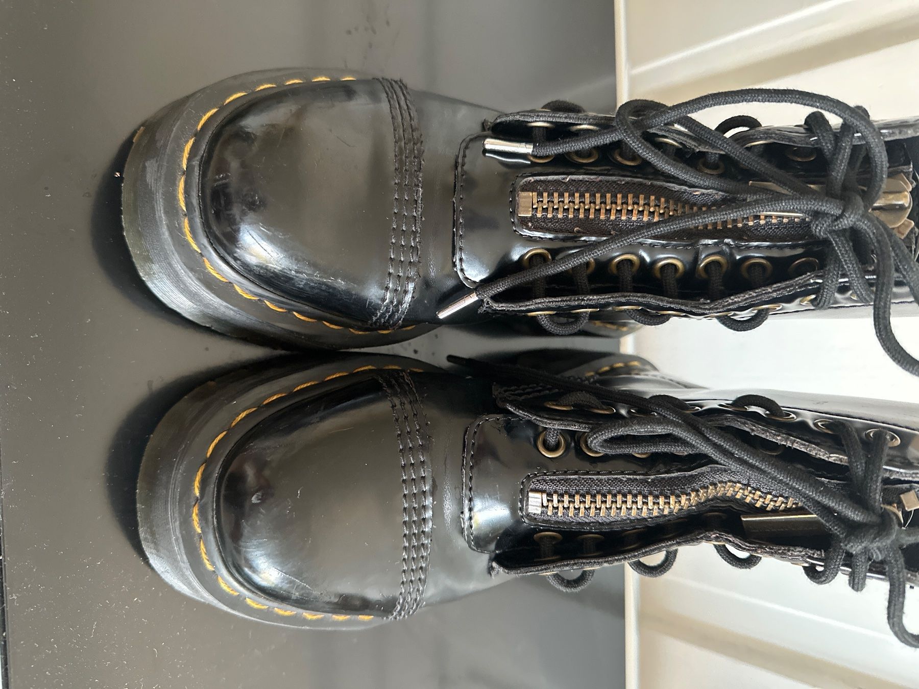 Dr. Martens Scarpe da uomo: Dr. Martens Plateau Boots Gr. 38 – Usato da Zürich venduto da smeiteli 4