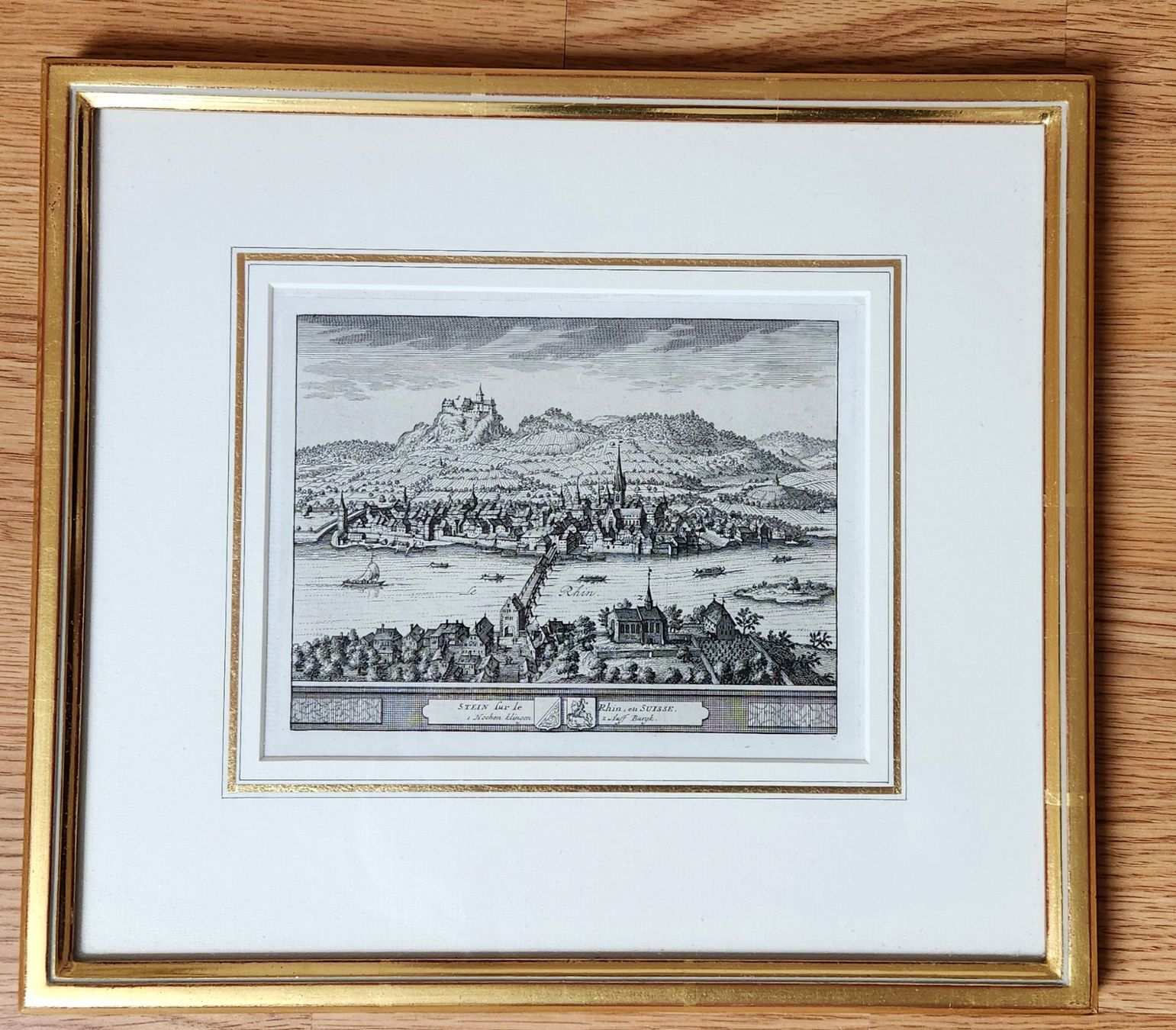 Stiche: Kupferstich Stein am Rhein 1732 – Gebraucht aus Eschenbach LU von Spookyman