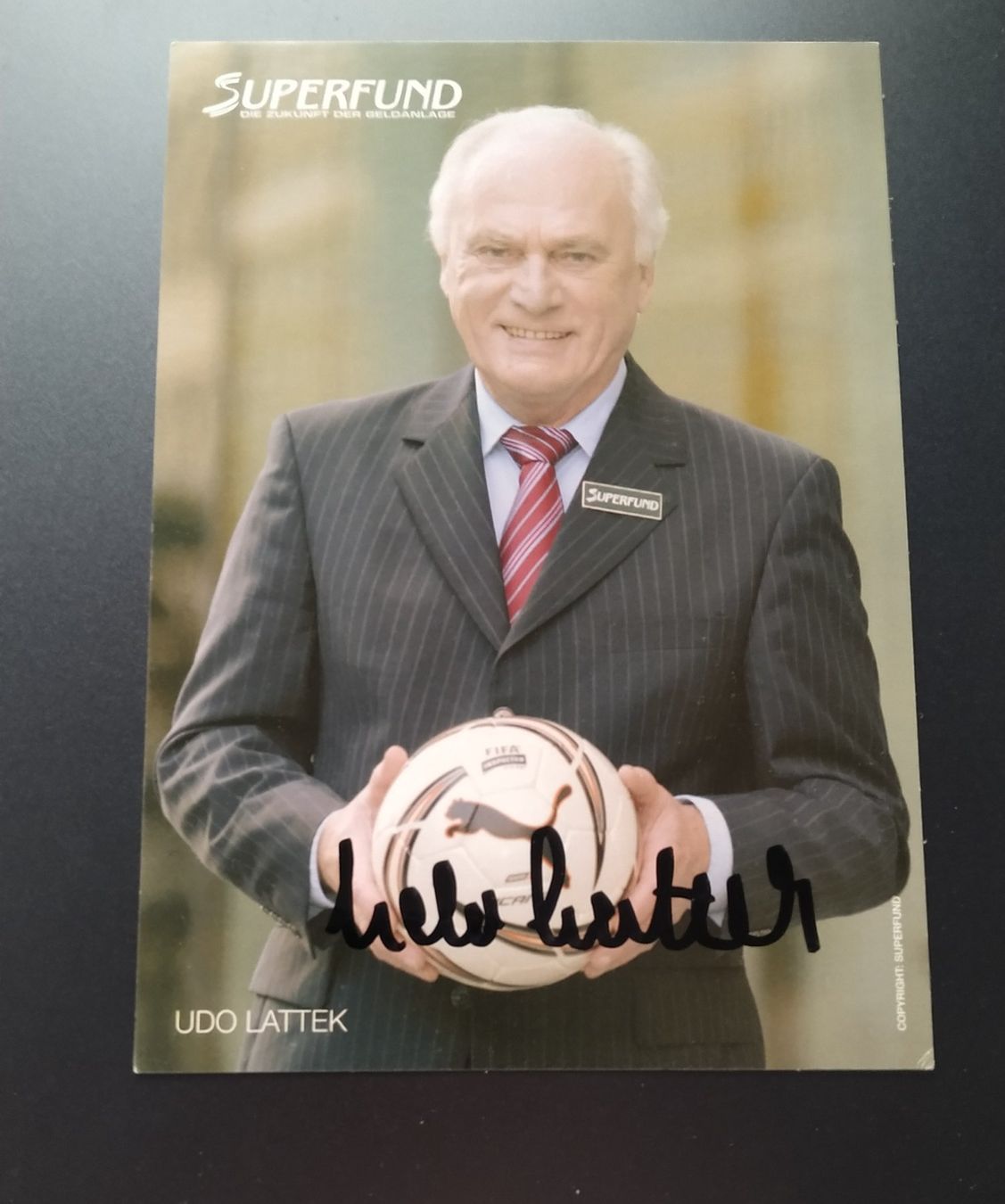 Autografi: UDO Lattek ex. Top-Trainer. original signiert – Usato da Biel/Bienne venduto da Ruediw