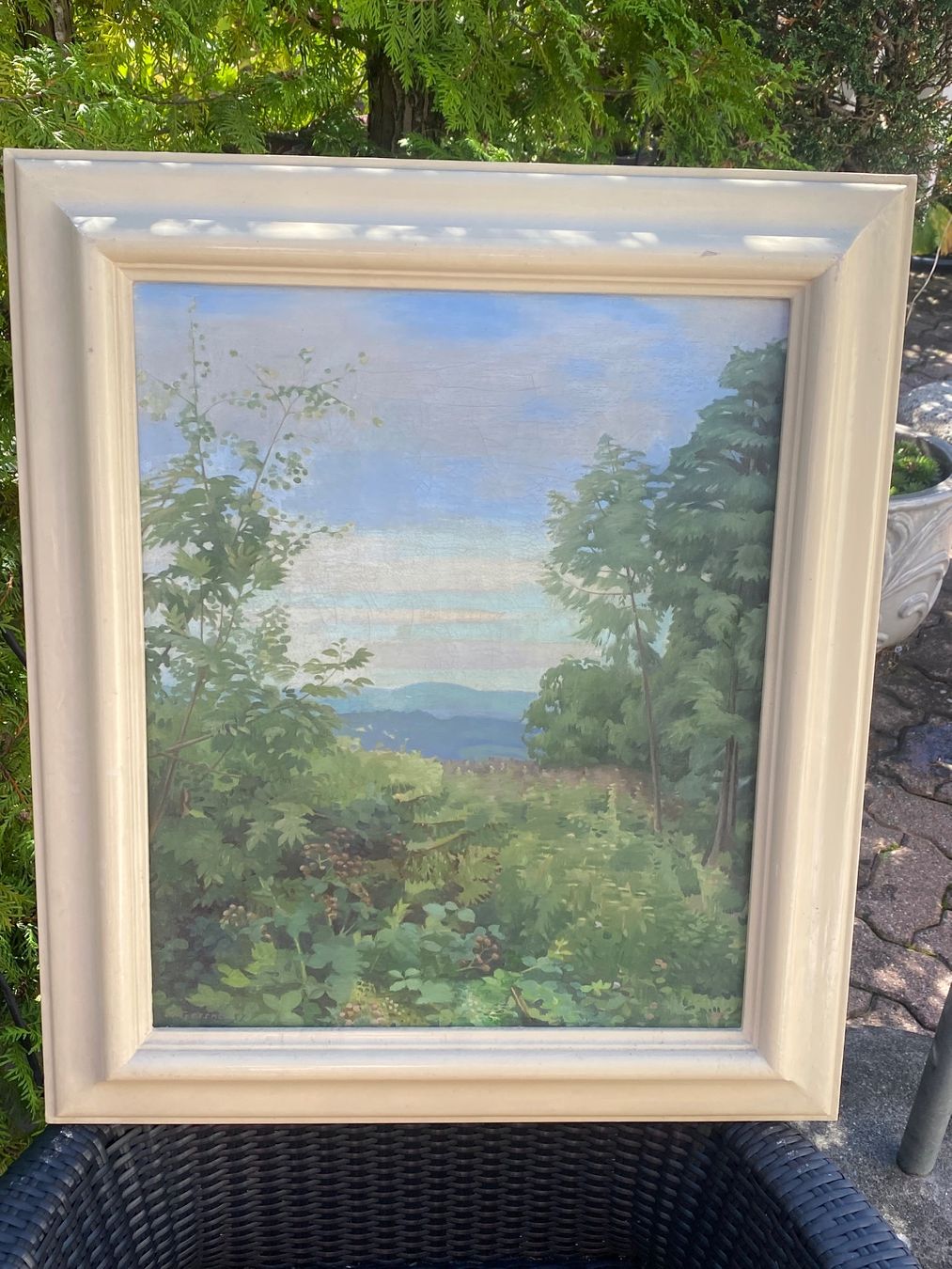 Dipinti: Waldlichtung, 1952 , Walter Gessner – Usato da Kreuzlingen venduto da don_ueli6wb5 1