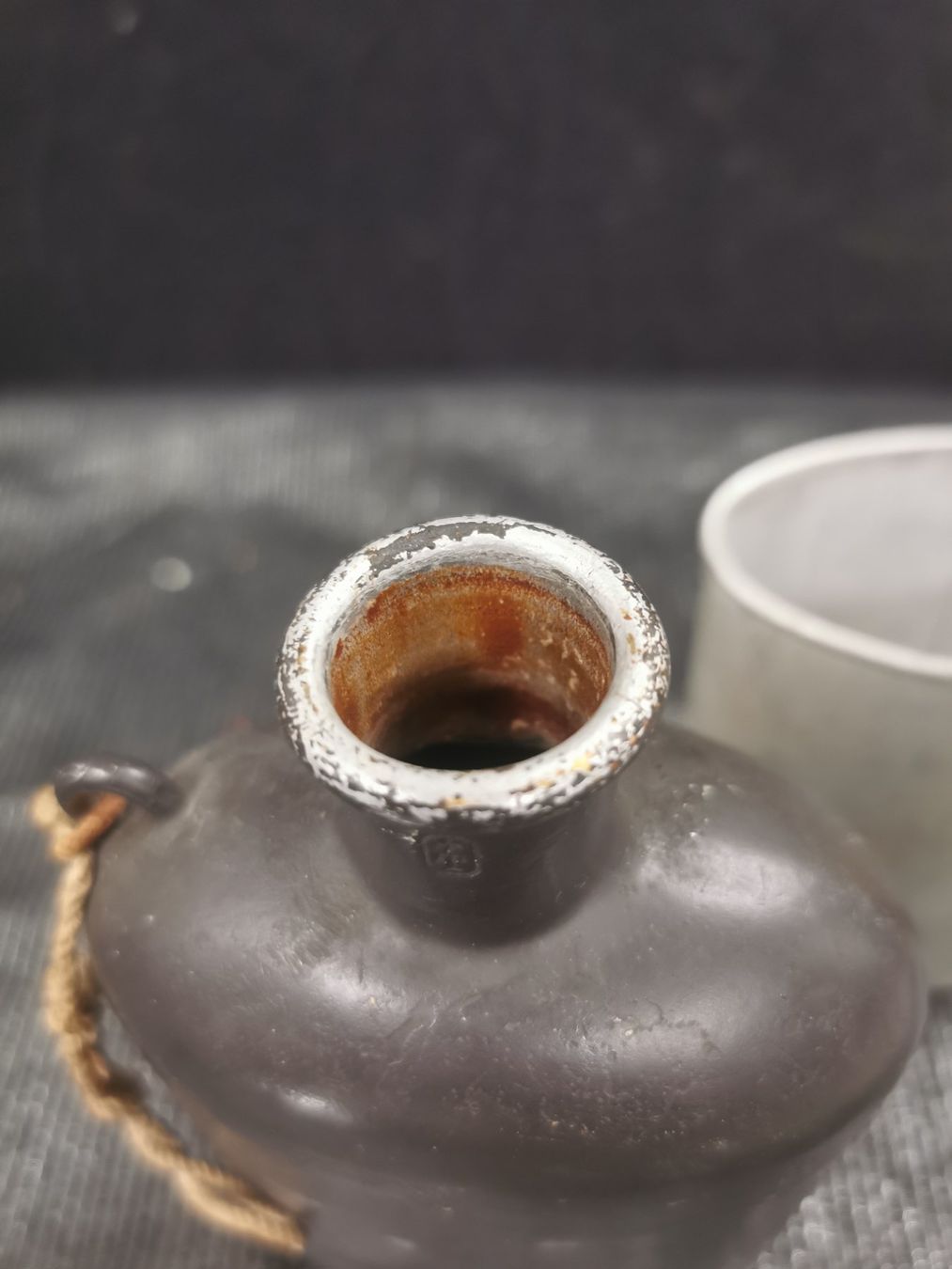 Borracce & Thermos: ANCIENNE GOURDE PROBABLEMENT MILITAIRE ? – Usato da Genève venduto da Leboucheoreilles 4