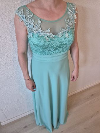 Elegantes Abendkleid, Gr.M/L, türkis