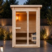 Traditionelle Outdoorsauna GRANADA mit Ofen (4,5kW)