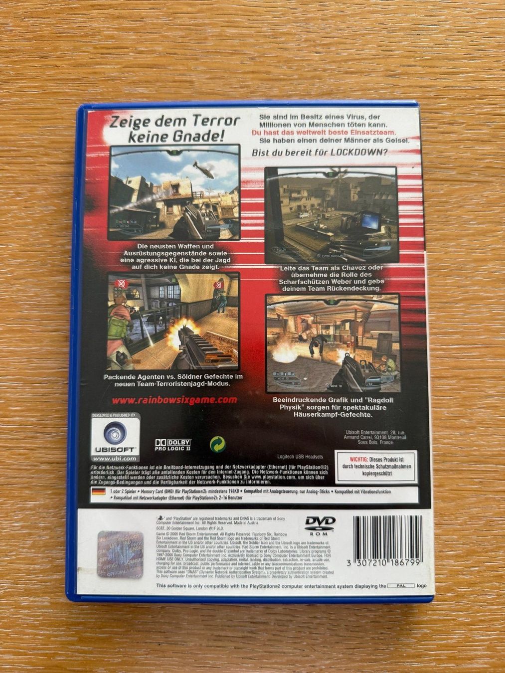 Sony Spiele: PlayStation 2 – Rainbow Six Lockdown – Gebraucht aus Oftringen von DenizUe 1