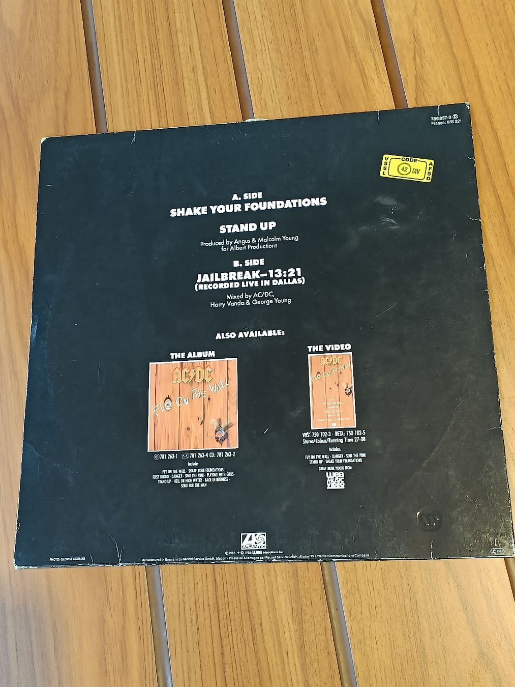 Schallplatten: LP / AC/DC Shake Your Foundations Ausgabe 1985 – Gebraucht aus Brugg AG von Ente015 3
