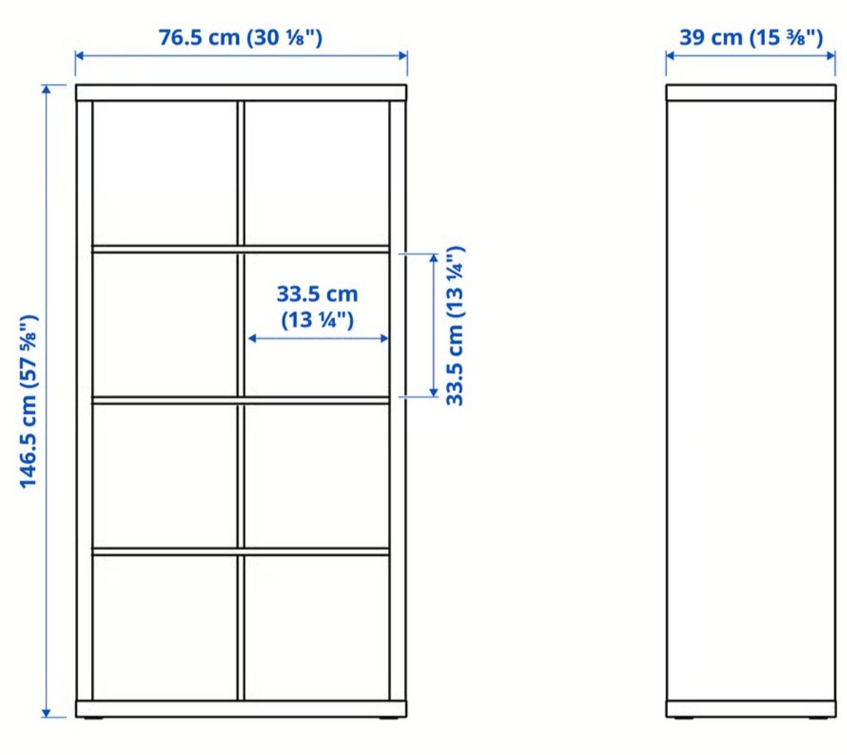 Ikea Scaffali: Etagère IKEA KALLAX 2X4 – Nuovo (secondo la descrizione) da Cormondrèche venduto da CrizSuisse 2