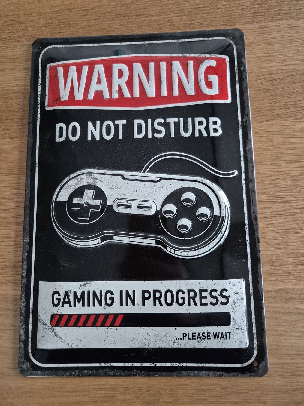 Insegne: Gamer Blechschild "Do not disturb" – Usato da Bern venduto da miruslav