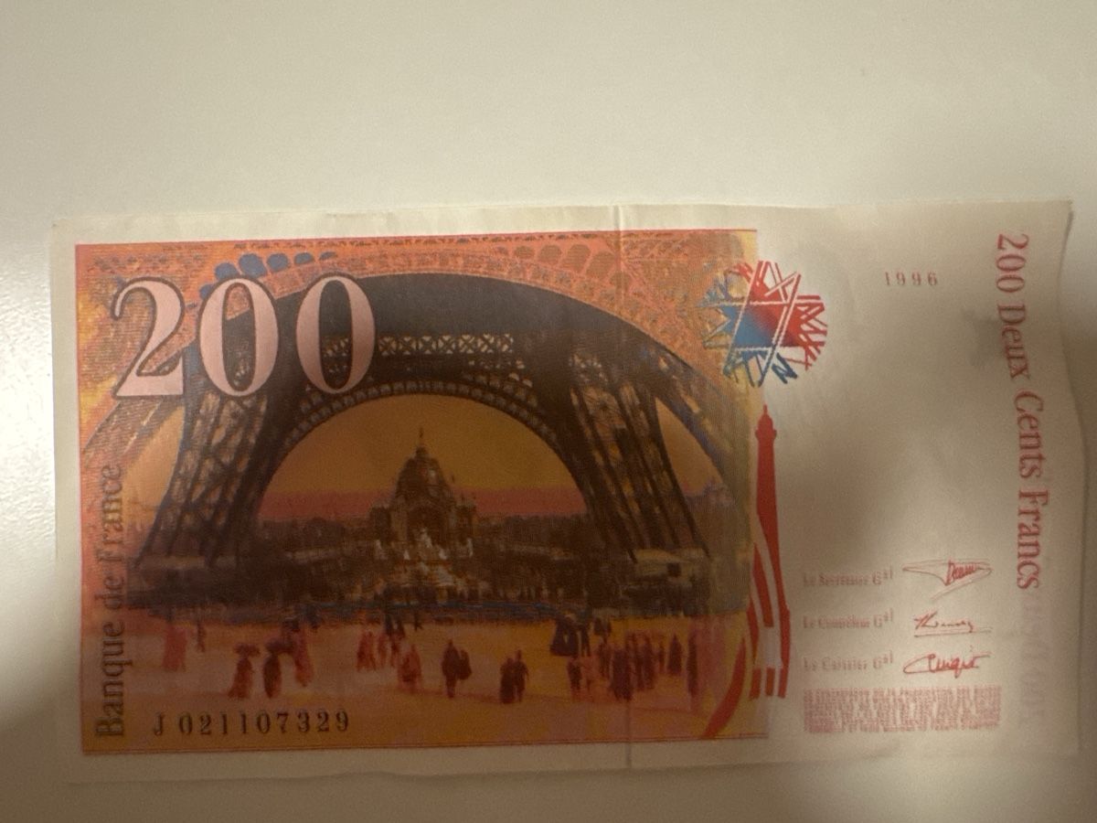 Banknoten: 200 Francs 1996 – Gebraucht aus Massagno von ilm_vd96 1