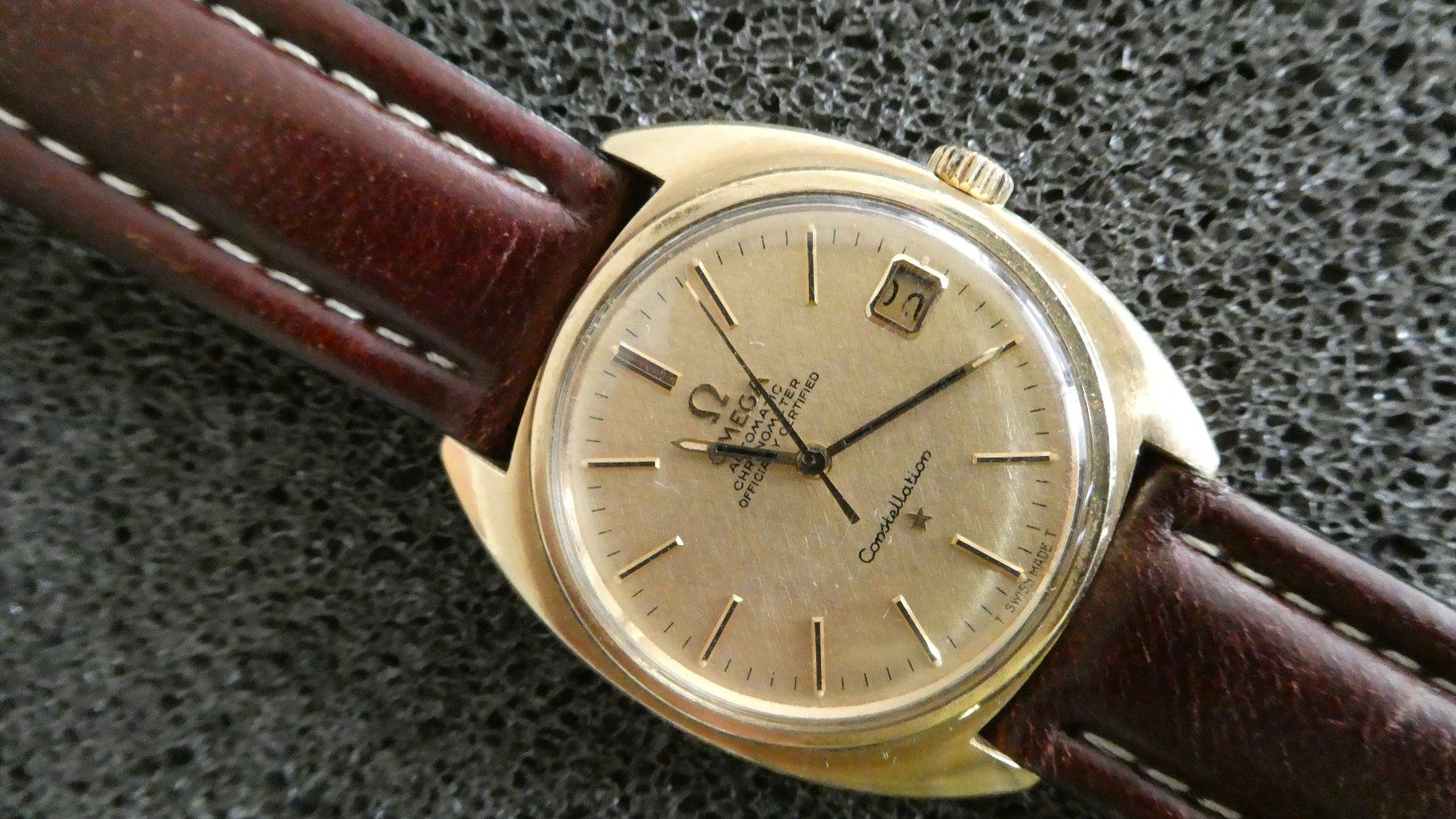 Omega Orologi: OMEGA Constellation Automatic Herren-Chronometer von ca.1968 – Usato da Wohlenschwil venduto da steyr185