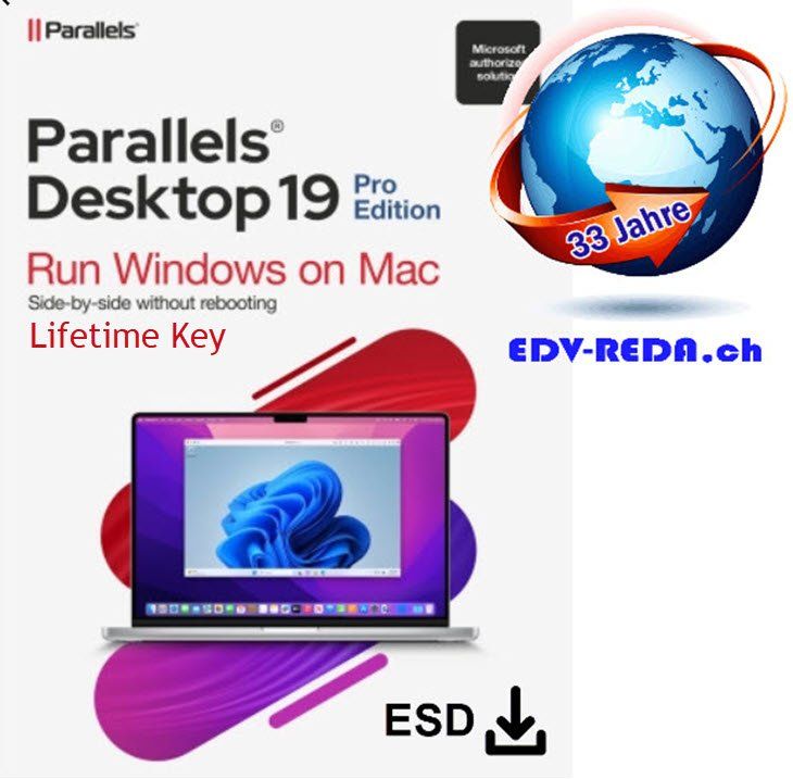 Microsoft Software: Parallels Desktop 19 Pro Edition MAC Original – Nuovo (secondo la descrizione) da Langenthal venduto da Reda