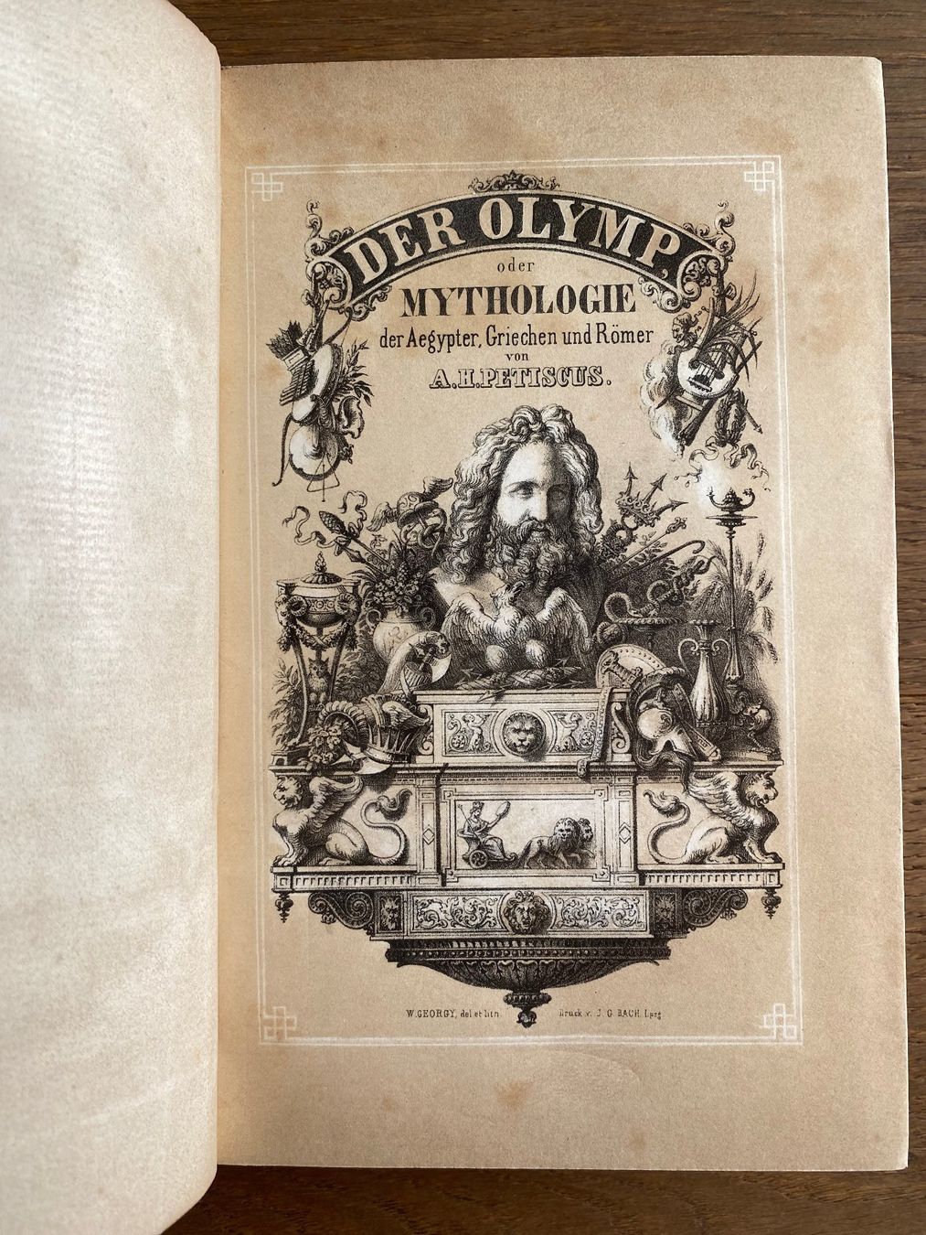 Libri: Buch "Der Olymp" von A.H. Phetiscus (1883) – Usato da Winterthur venduto da Pedebe 2