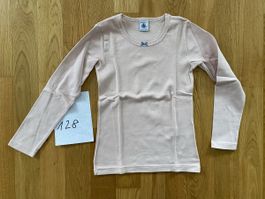 Petit Bateau langarm Baumwoll-T-Shirt, Grösse 128.