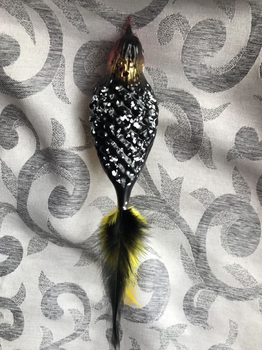 Tutte le decorazioni: Flammenkopfbartvogel Vogel Christbaumschmuck – Nuovo e nell'imballaggio originale da Alpnach Dorf venduto da marvo 2