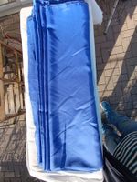 Satin Royalblau  9,8 m 150cm breit , original