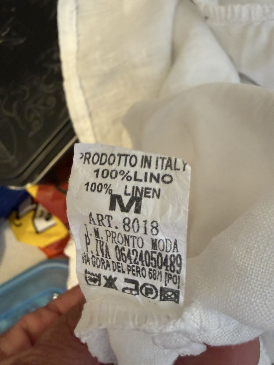 Vestiti: Sommer Kleid 100% Leinen Gr.M – Usato da Pfungen venduto da Outlet64 4