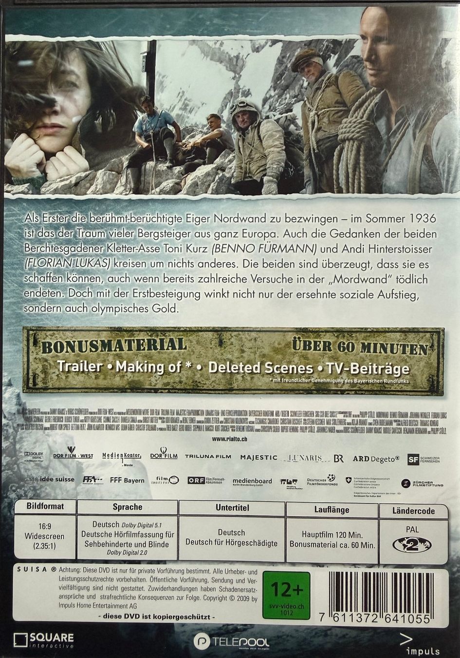 Tutti i DVDs: DVD - Nordwand - eine wahre Geschichte – Usato da Zäziwil venduto da kreative-ideen 1