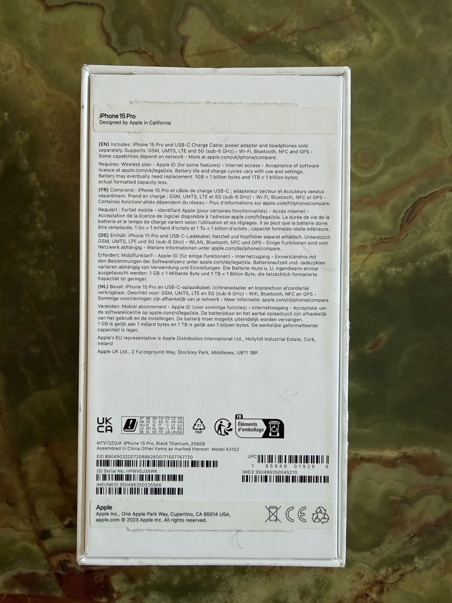 Apple Handys / Smartphones: Iphone 15 pro Black Titanium 256gb – Gebraucht aus Bellevue von dkg_n2gt 8