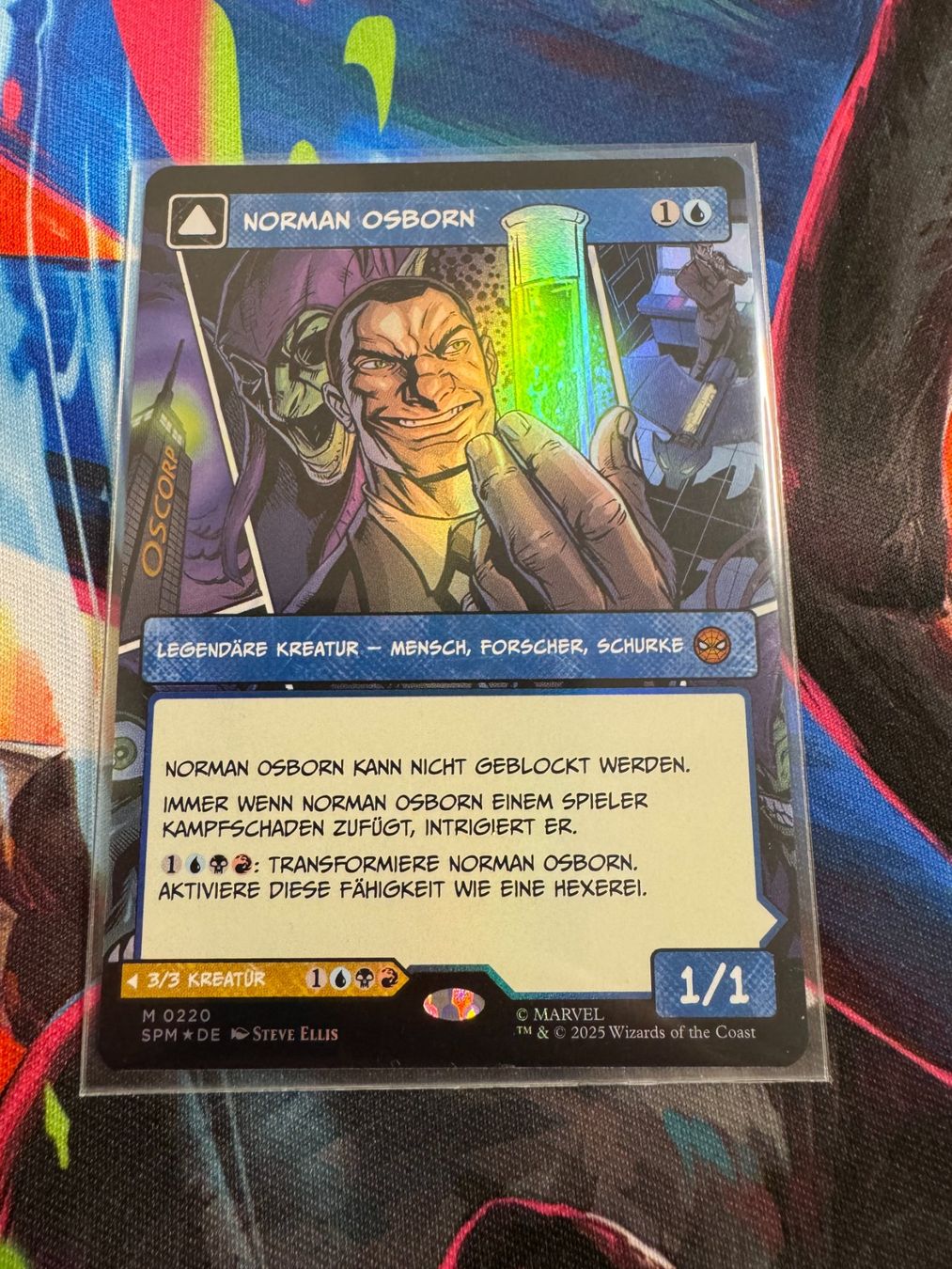 Magic The Gathering Sammelbilder & Trading cards: Norman Osborn // Grüner Kobold - Foil - SPM - Magic – Neu (gemäss Beschreibung) aus Bülach von Pfrenzel