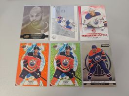 NHL 6 Karten Edmonton Oilers (Nurse,Hyman,Kemp)