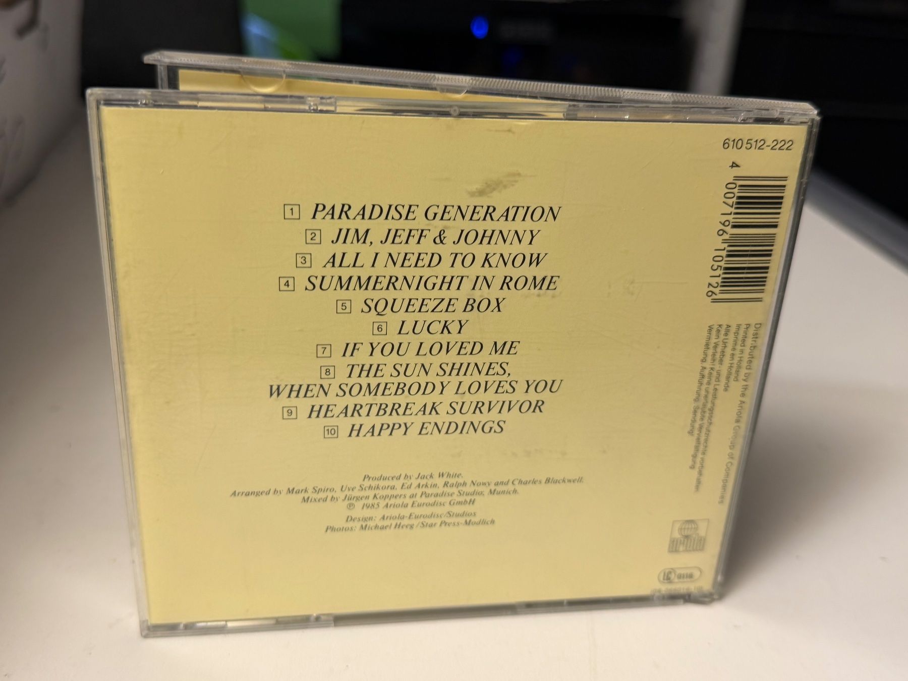 CD: Audrey Landers - Paradise Generation - HG41D – Usato da Küsnacht ZH venduto da swisssales.net 1