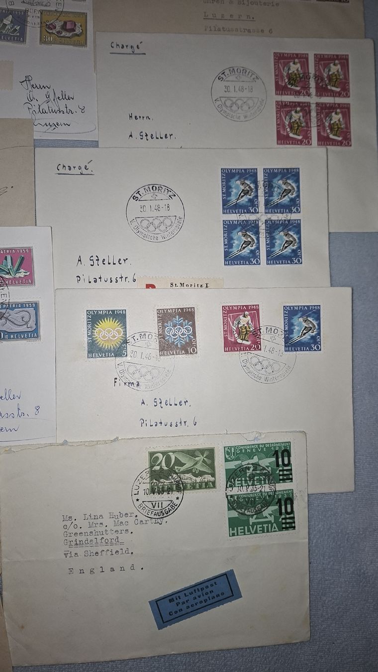 Tutti i francobolli: Lot Briefe div. – Usato da Balgach venduto da SIMEON27 5